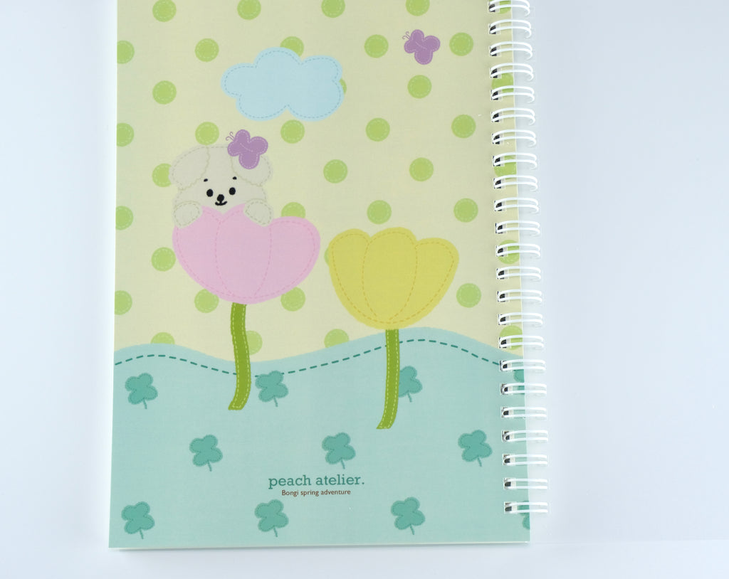 [peach atelier.] Bongi spring adventure - Reusable stickers collecting book