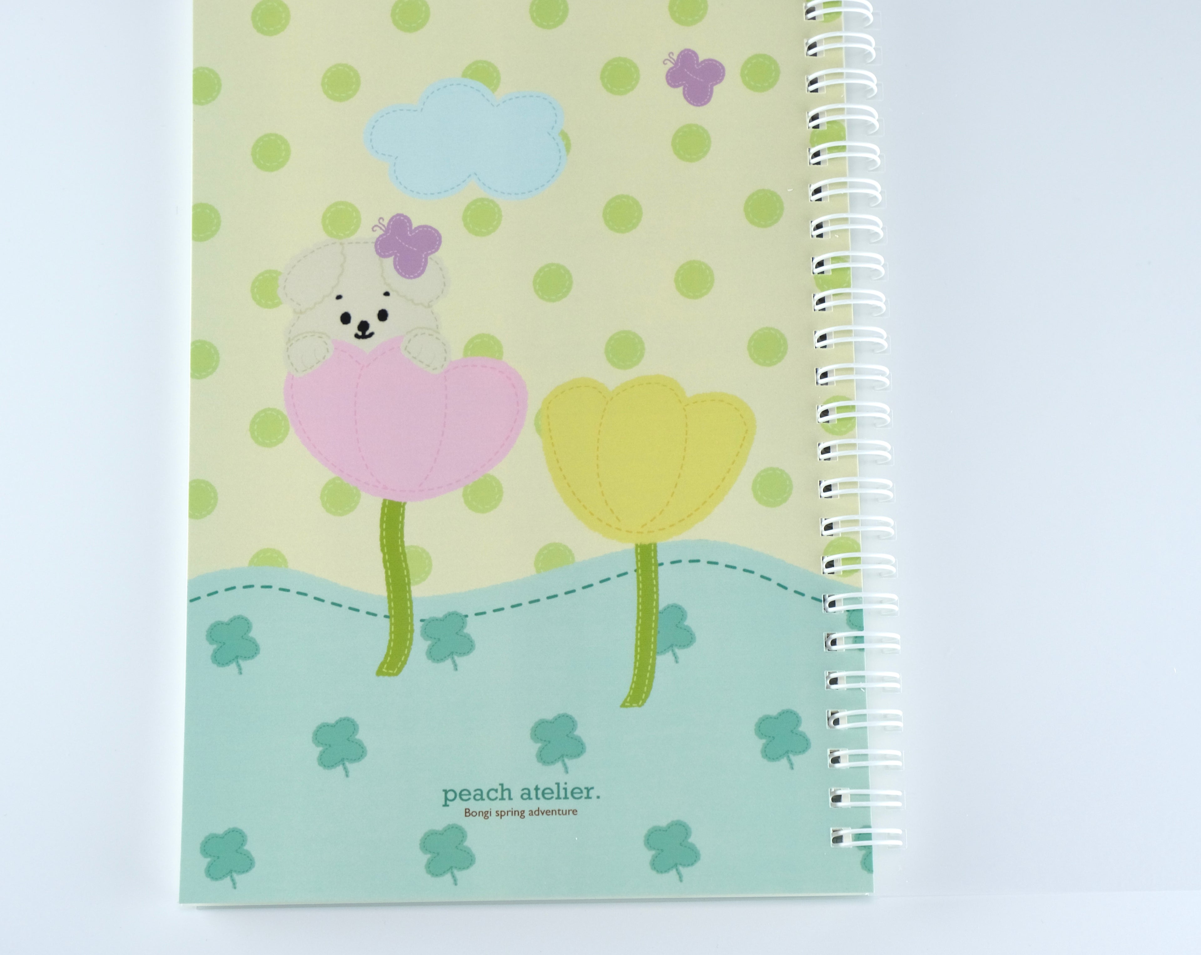 [peach atelier.] Bongi spring adventure - Reusable stickers collecting book