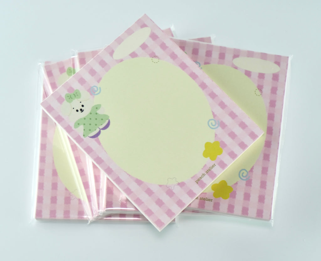 [peach atelier.] High quality memo pads - Bongi memo pads