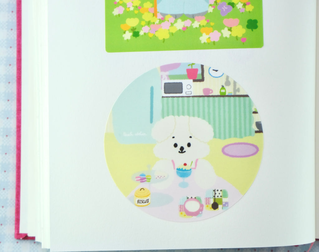 [peach atelier.] Bundle of 5 - Bongi diary (die-cut stickers)