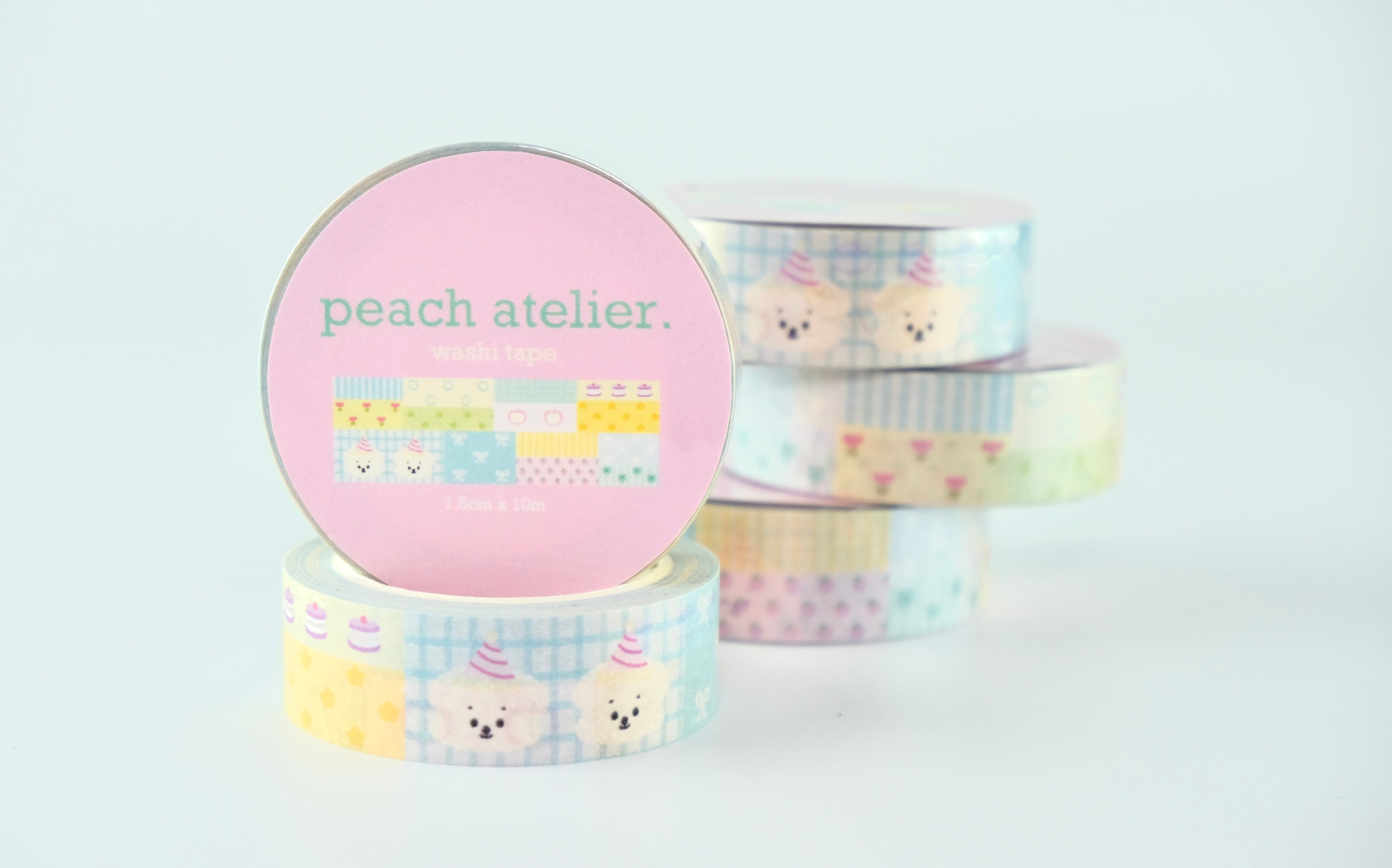 [peach atelier.] Washi tape - 1.5cm x 10m