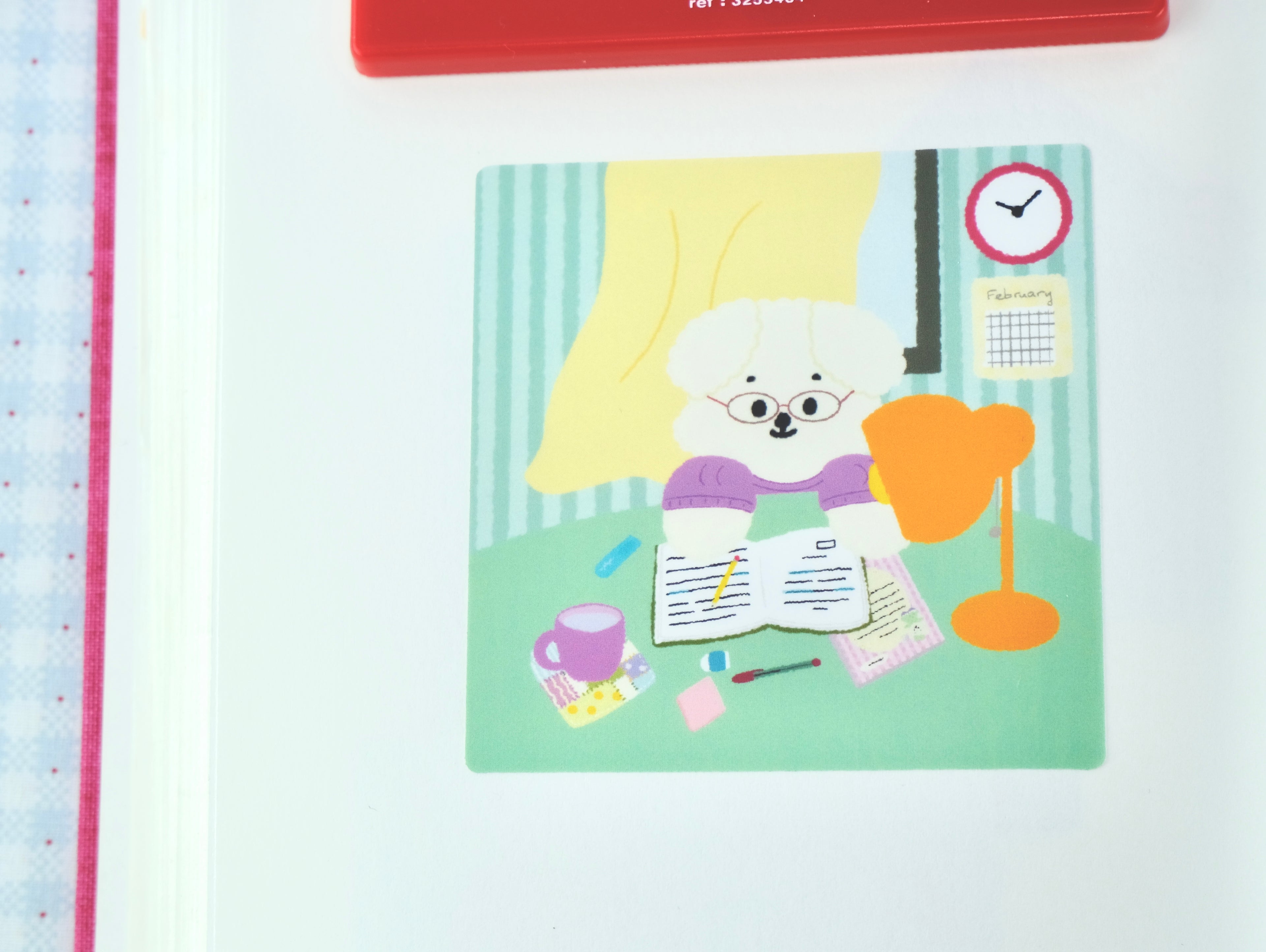 [peach atelier.] Bundle of 5 - Bongi diary (die-cut stickers)