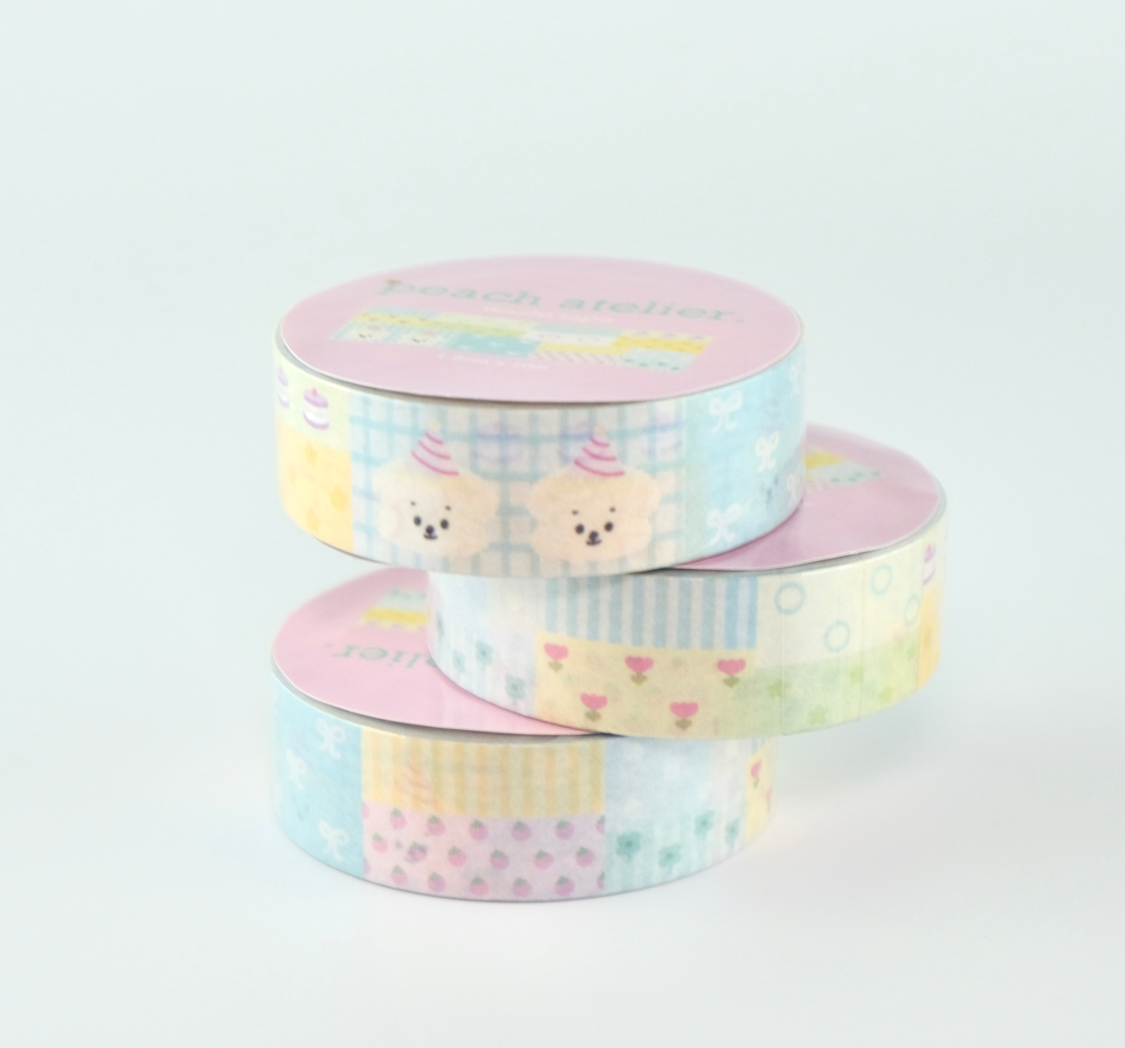 [peach atelier.] (VALUE PACKAGE) Washi-tape bundle of 3