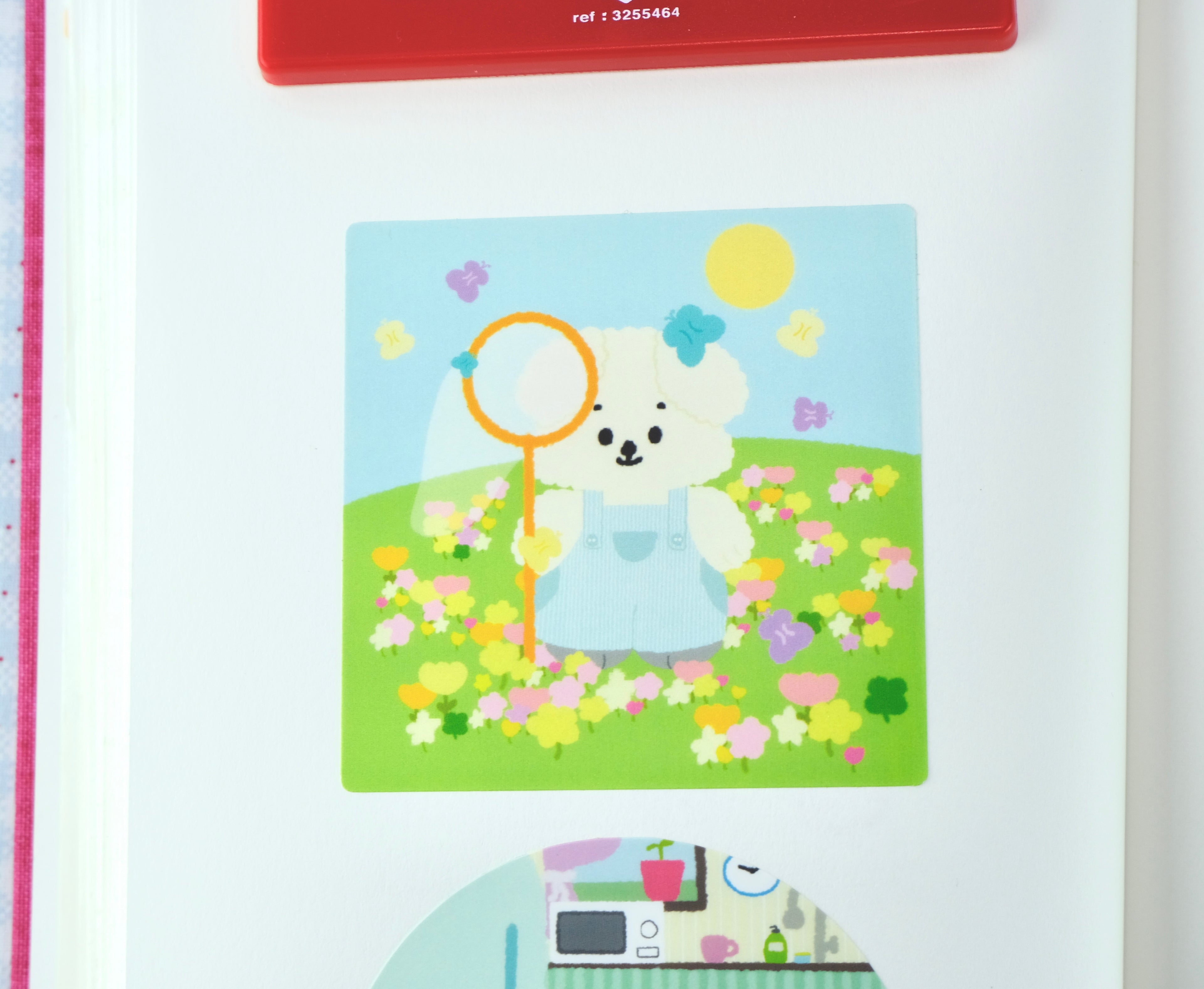 [peach atelier.] Bundle of 5 - Bongi diary (die-cut stickers)