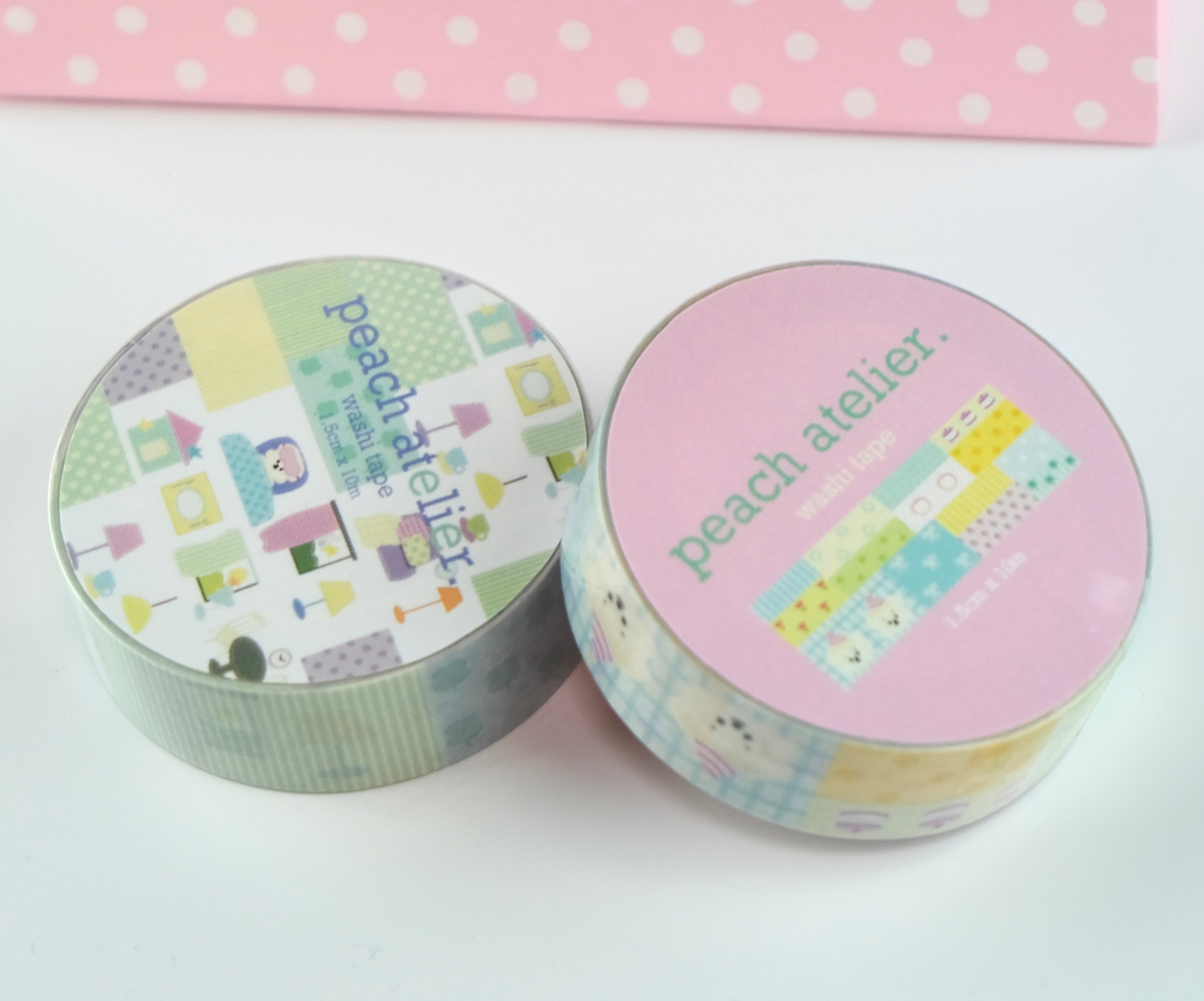 [peach atelier.] (VALUE PACKAGE) Washi-tape bundle of 2