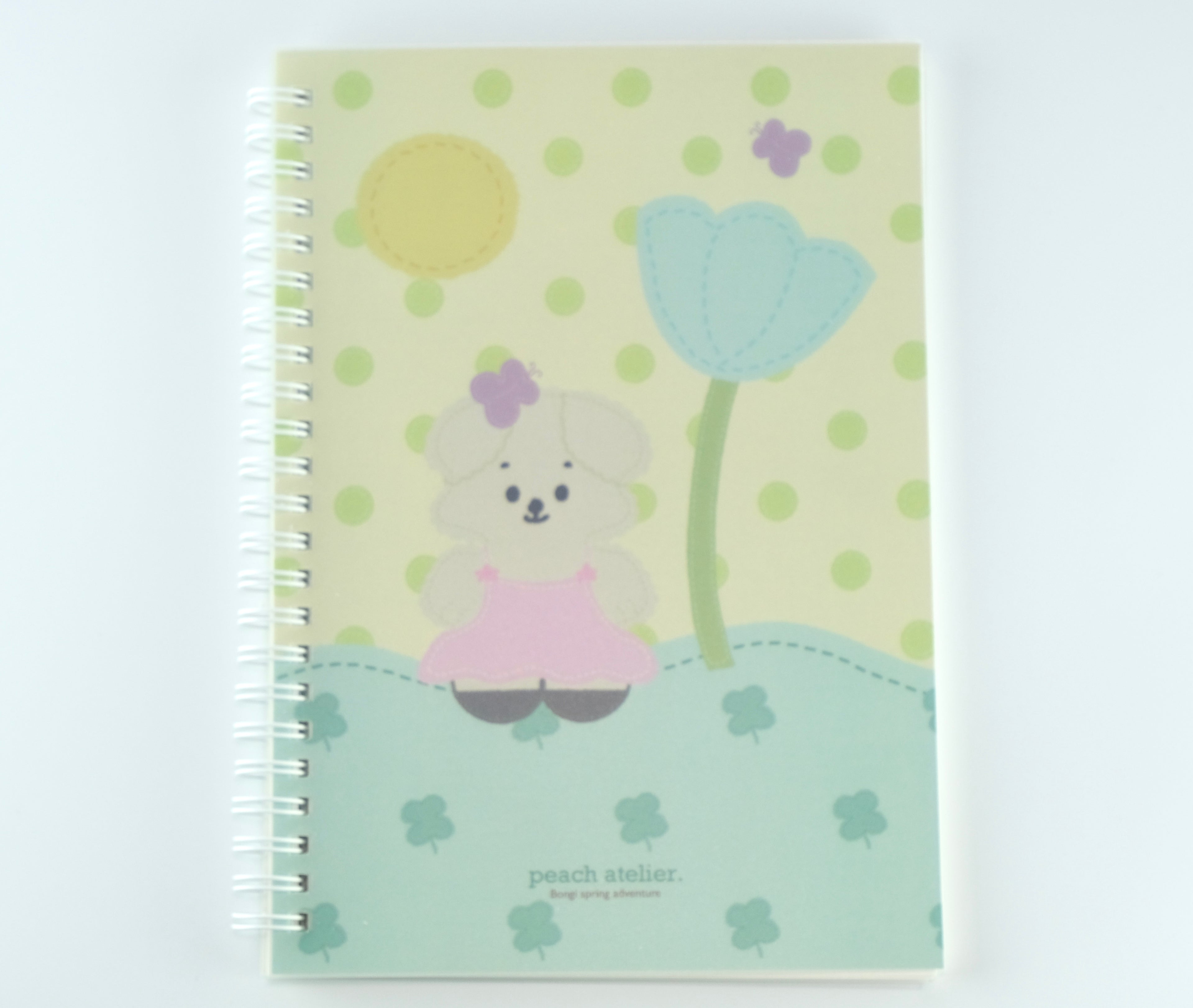 [peach atelier.] Bongi spring adventure - Reusable stickers collecting book