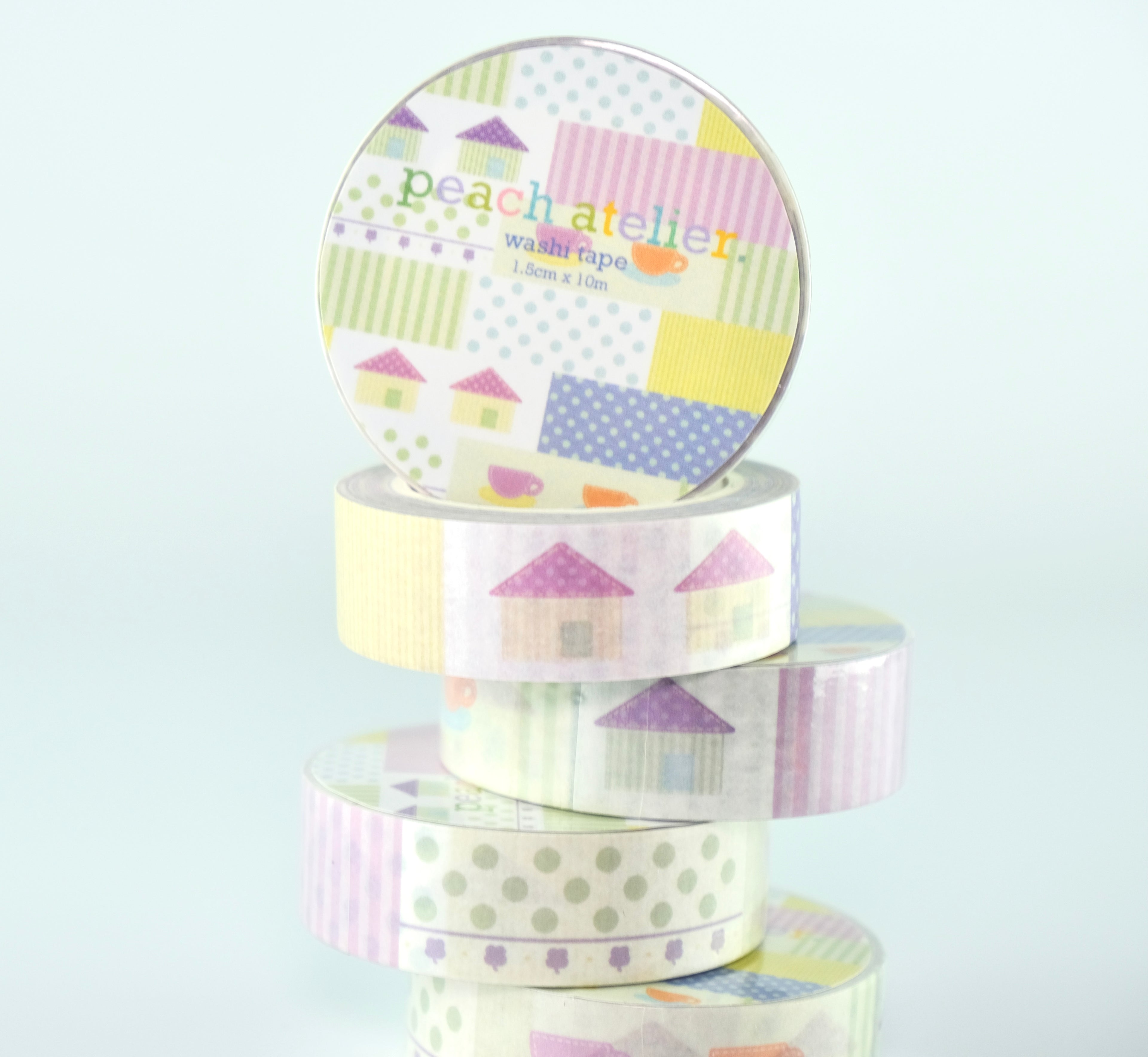 [peach atelier.] (VALUE PACKAGE) Washi-tape bundle of 3