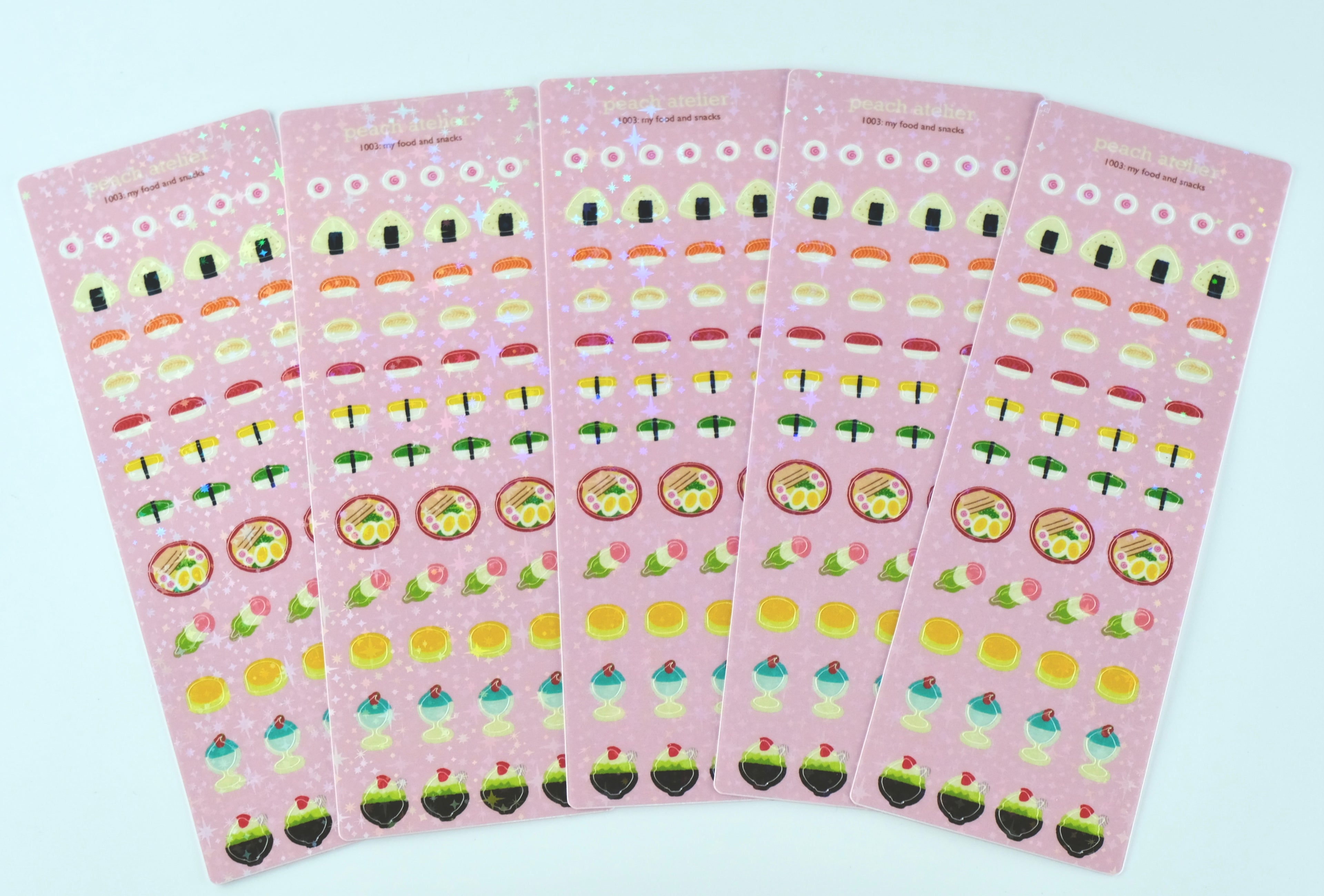 [peach atelier.] Stickers mix - set of 2