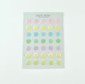 [peach atelier.] Dots puffy stickers - Bundle of 2 sheets
